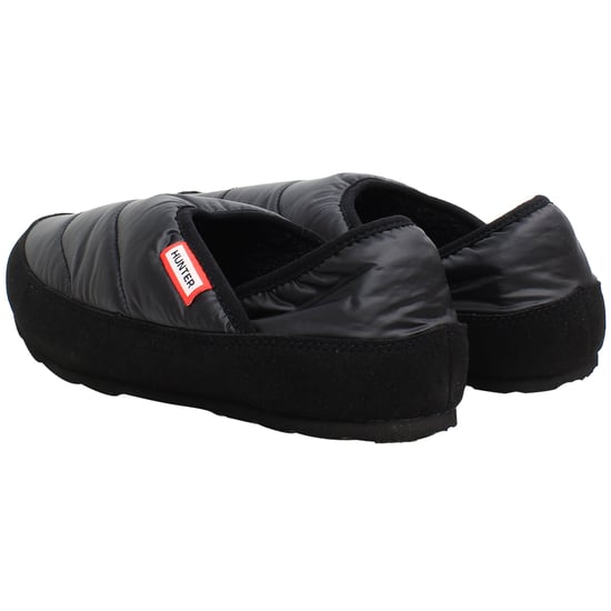 Hunter Puffer Womens Black Slippers - Image 3