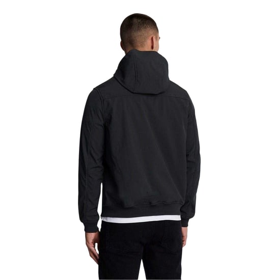Lyle & Scott Softshelljas voor heren, standaardpasvorm (Jet Zwart) - Image 3