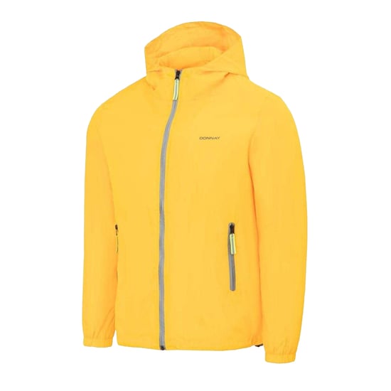 Donnay Heren Lichtgewicht Jas met Capuchon (Geel) - Image 3