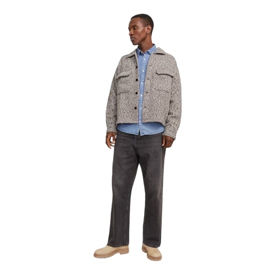Jack And Jones Winteroverhemd voor heren met een relaxte pasvorm (Chocolade) - Image 4