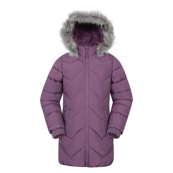 Mountain Warehouse Waterbestendige gewatteerde jas voor kinderen/Kinderen Galaxy (Donkerpaars) - Image 1