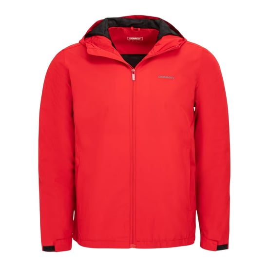 Donnay Heren Lichtgewicht Jas met Capuchon (Rood) - Image 1