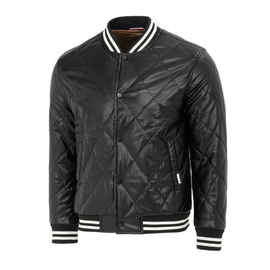 Firetrap Heren Snap Bomberjack (Zwart) - Image 3