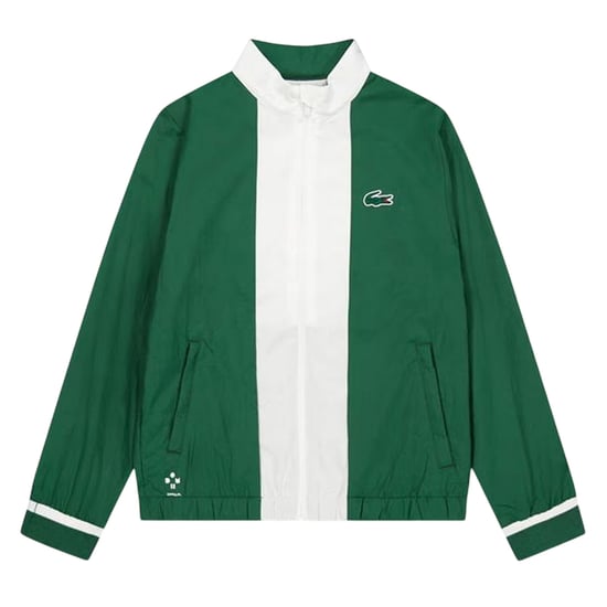 Lacoste Childrens/Kids Logo Regular Track Jacket (Green/White) - Image 2