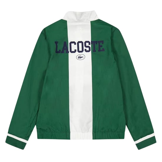 Lacoste Childrens/Kids Logo Regular Track Jacket (Green/White) - Image 3