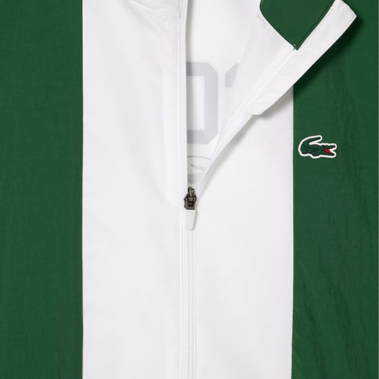 Lacoste Childrens/Kids Logo Regular Track Jacket (Green/White) - Image 4