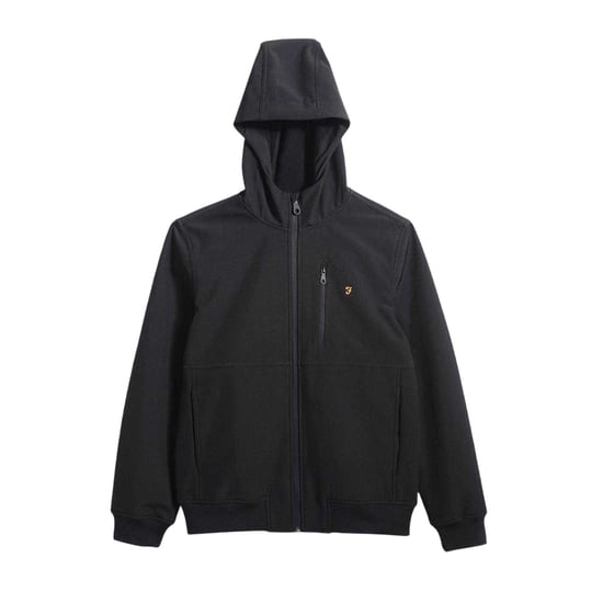 Farah Softshell-jas met capuchon voor heren (Zwart) - Image 2