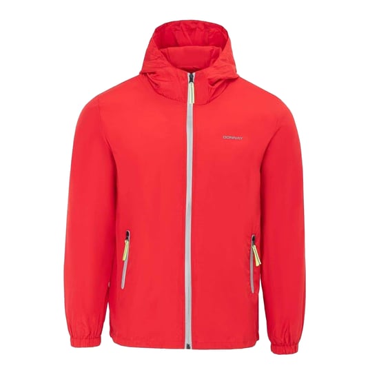 Donnay Heren Lichtgewicht Jas met Capuchon (Rood) - Image 1