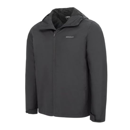 Donnay Heren Lichtgewicht Jas met Capuchon (Zwart) - Image 3