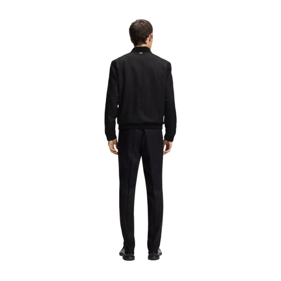 Hugo Evalom effen overshirt voor heren (Zwart) - Image 2
