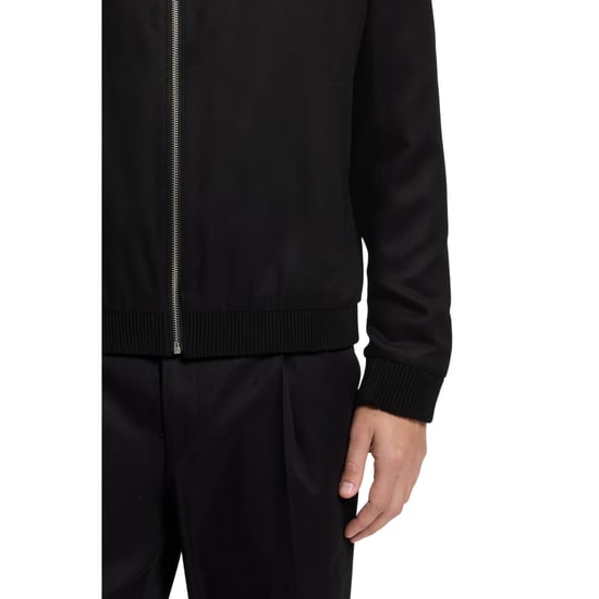 Hugo Evalom effen overshirt voor heren (Zwart) - Image 3