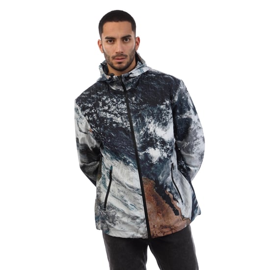 Diesel heren Earth capuchon bomberjack (Zwart) - Image 4