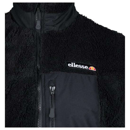 Ellesse Heren Cervacol Fleece Jacket (Zwart) - Image 3
