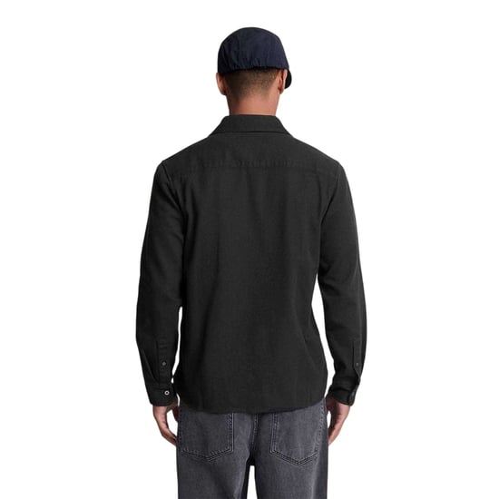 Lyle & Scott Twill-overhemd met logo voor heren (Zwart) - Image 2
