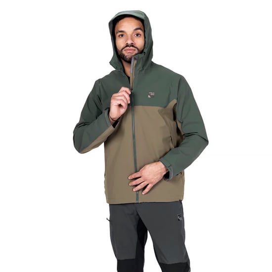 Heren Lichtgewicht Waterdichte Wand jacket met Capuchon Halve Rits Regenjas - Image 4