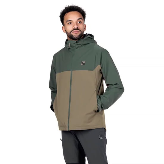 Heren Lichtgewicht Waterdichte Wand jacket met Capuchon Halve Rits Regenjas - Image 5