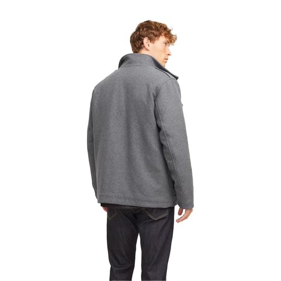 Jack And Jones Heren Alex Multi Pocket Regular veldjas (Grijze Melange) - Image 2