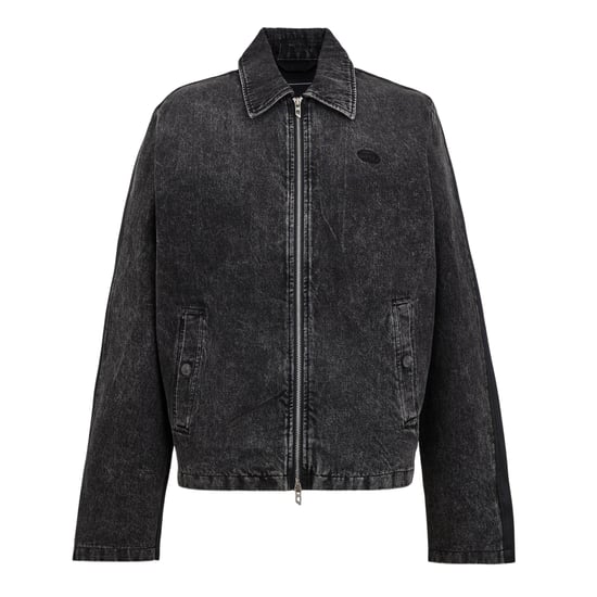 Diesel Heren Stone Wash Bomberjack (Zwart) - Image 1