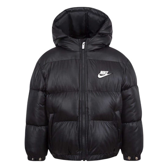 Nike Kinder Logo Puffer Jacket (Zwart) - Image 1
