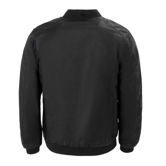 Firetrap Mens Washed Bomber Jacket (Black) - Image 2
