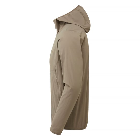Herr Lättviktig Softshell Vandring Hoodie Jacka med Vattenavvisande Finish - Image 3