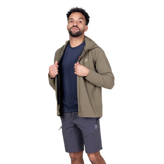 Herr Lättviktig Softshell Vandring Hoodie Jacka med Vattenavvisande Finish - Image 4
