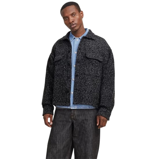 Jack And Jones Winteroverhemd voor heren met een relaxte pasvorm (Zwart) - Image 4