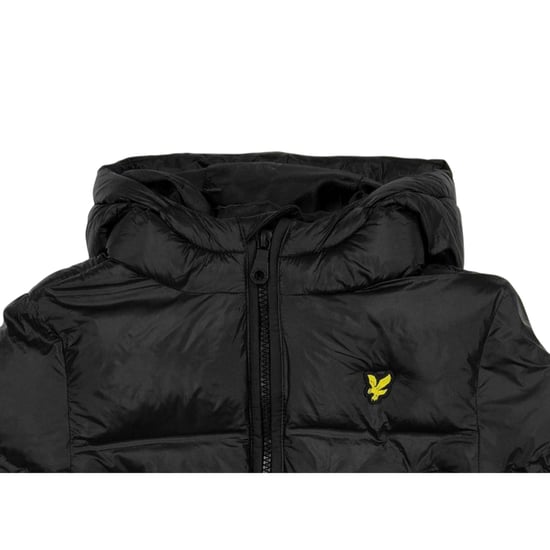 Lyle & Scott Effen gewatteerd jack voor kinderen (Jet Zwart) - Image 3