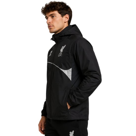 Warrior Lichtgewicht trainingsjack met capuchon van Liverpool FC voor heren (Zwart) - Image 3