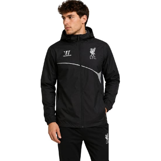 Warrior Lichtgewicht trainingsjack met capuchon van Liverpool FC voor heren (Zwart) - Image 4