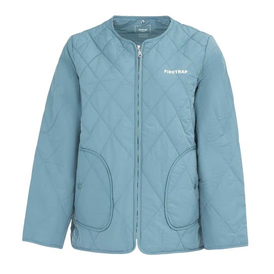Firetrap Womens/Ladies Quilted Relaxed Fit Jacket (Blue) - Image 3
