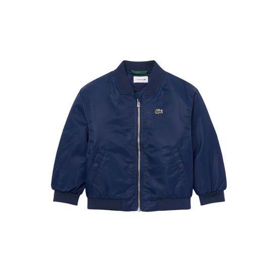 Lacoste Bomberjack met geborduurd logo voor kinderen (Marineblauw) - Image 1