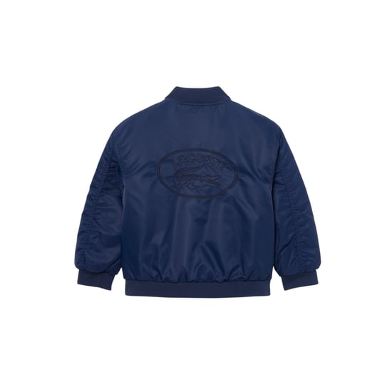 Lacoste Bomberjack met geborduurd logo voor kinderen (Marineblauw) - Image 2
