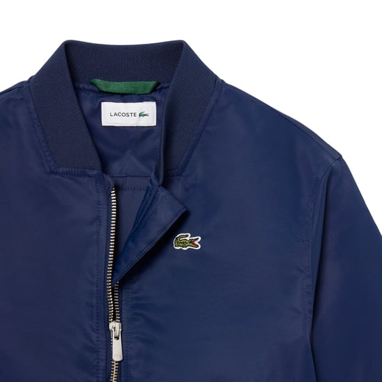 Lacoste Bomberjack met geborduurd logo voor kinderen (Marineblauw) - Image 5