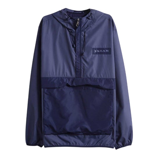 Farah Anorak voor heren met kleurblokken en een ruime pasvorm (Metaalgrijs) - Image 2