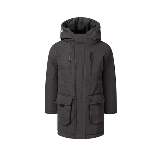 Minoti Childrens/Kids Taslan Utility Jacket (Charcoal) - Image 2