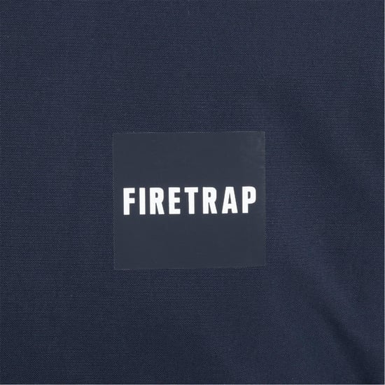 Firetrap Mens Colour Block Bomber Jacket (Navy) - Image 3