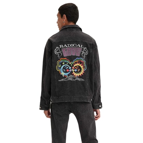 Levis Mens Liberation denim truckerjack (Zwart) - Image 2