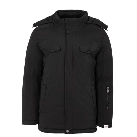 Lee Cooper Heren Pufferjas met capuchon (Zwart) - Image 1