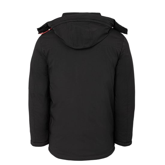 Lee Cooper Heren Pufferjas met capuchon (Zwart) - Image 2
