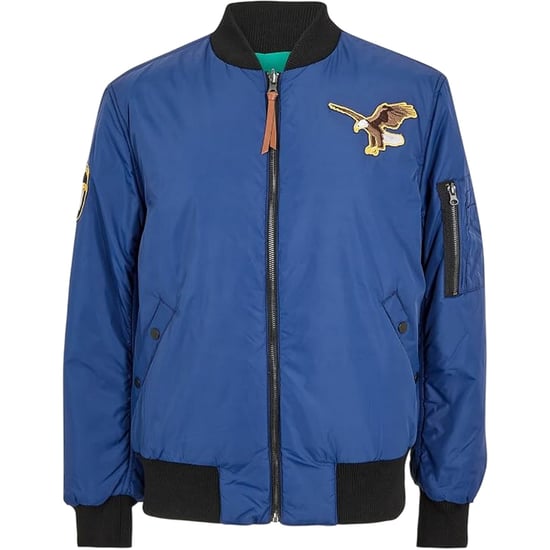 Diadora Mens Mark Mcnairy Bomber Jacket (Estate Blue) - Image 2