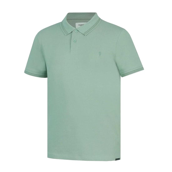 Firetrap Mens Lazer Logo Cotton Polo Shirt (Light Green) - Image 3