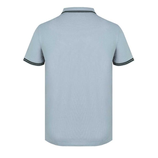 Firetrap Mens Lazer Logo Cotton Polo Shirt (Blue/Black) - Image 2