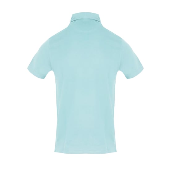 Aquascutum Mens Logo Polo Shirt (Sky Blue) - Image 2