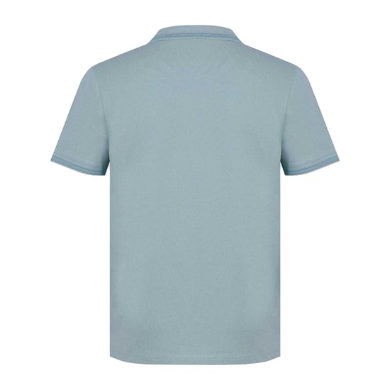 Firetrap Mens Lazer Logo Cotton Polo Shirt (Blue) - Image 2