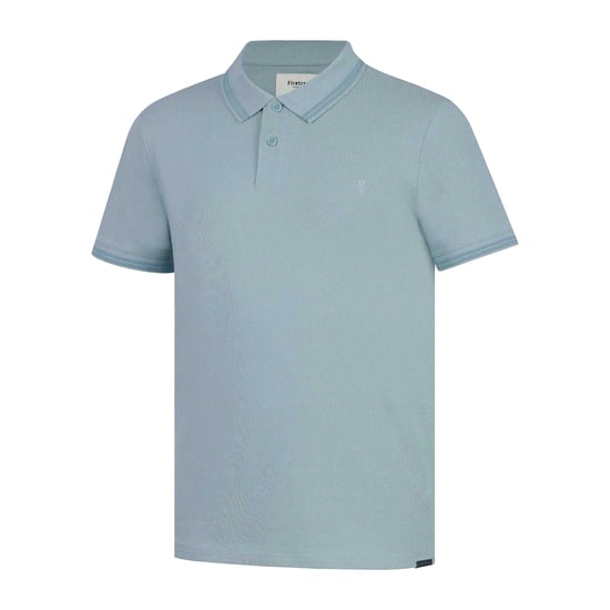 Firetrap Mens Lazer Logo Cotton Polo Shirt (Blue) - Image 3