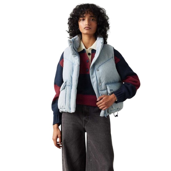 Levis Bubble Western-vest voor dames (Lichtblauw) - Image 1