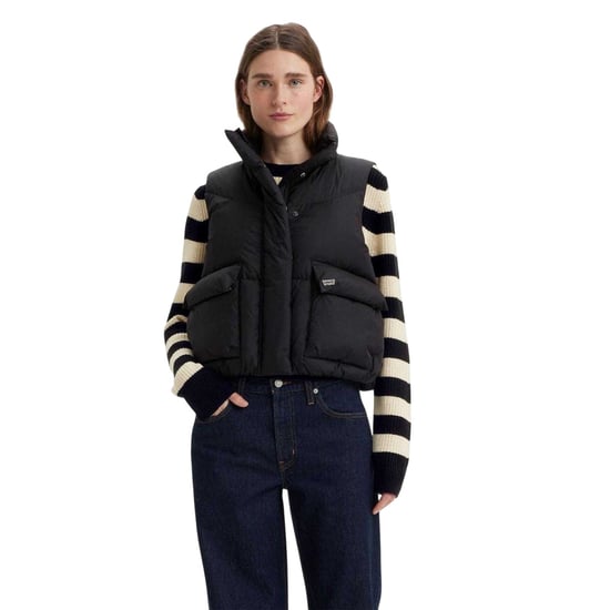 Levis Bubble Western-vest voor dames (Kaviaar) - Image 1