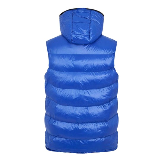 Born Rich Heren Mateo gewatteerd vest met capuchon (Blauw) - Image 2