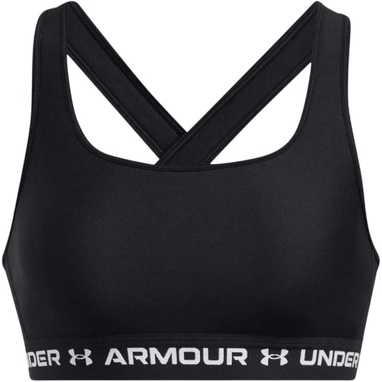 Under Armour Dames/Dames Medium Impact Sportbeha (Zwart, Wit) - Image 1